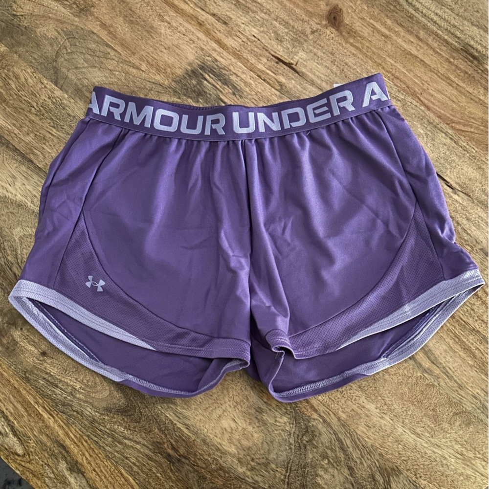 Under Armour purple shorts